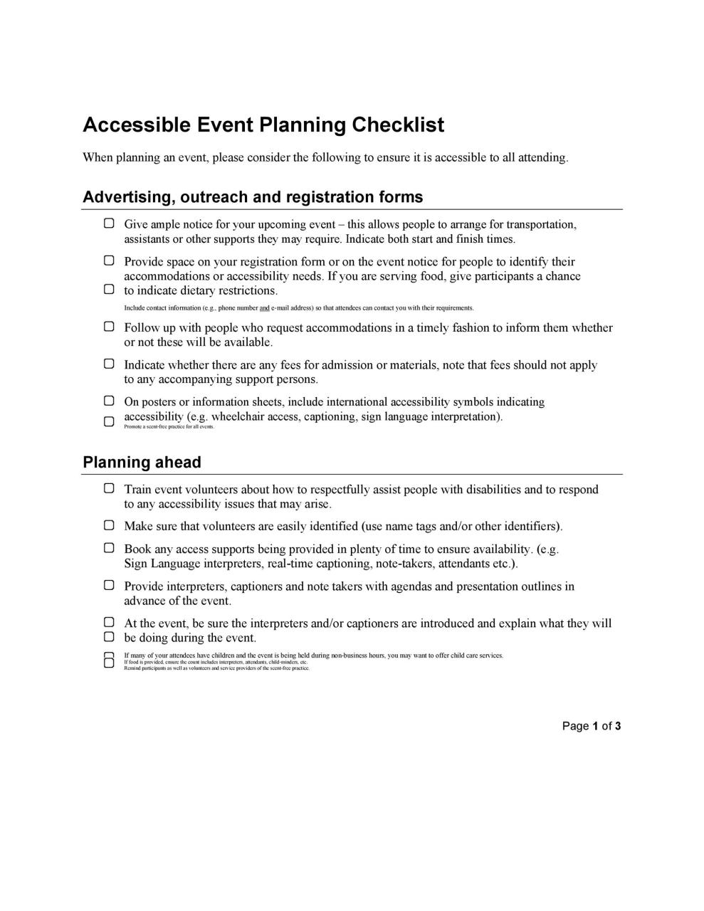 Modèle de planification d'événements gratuit 22