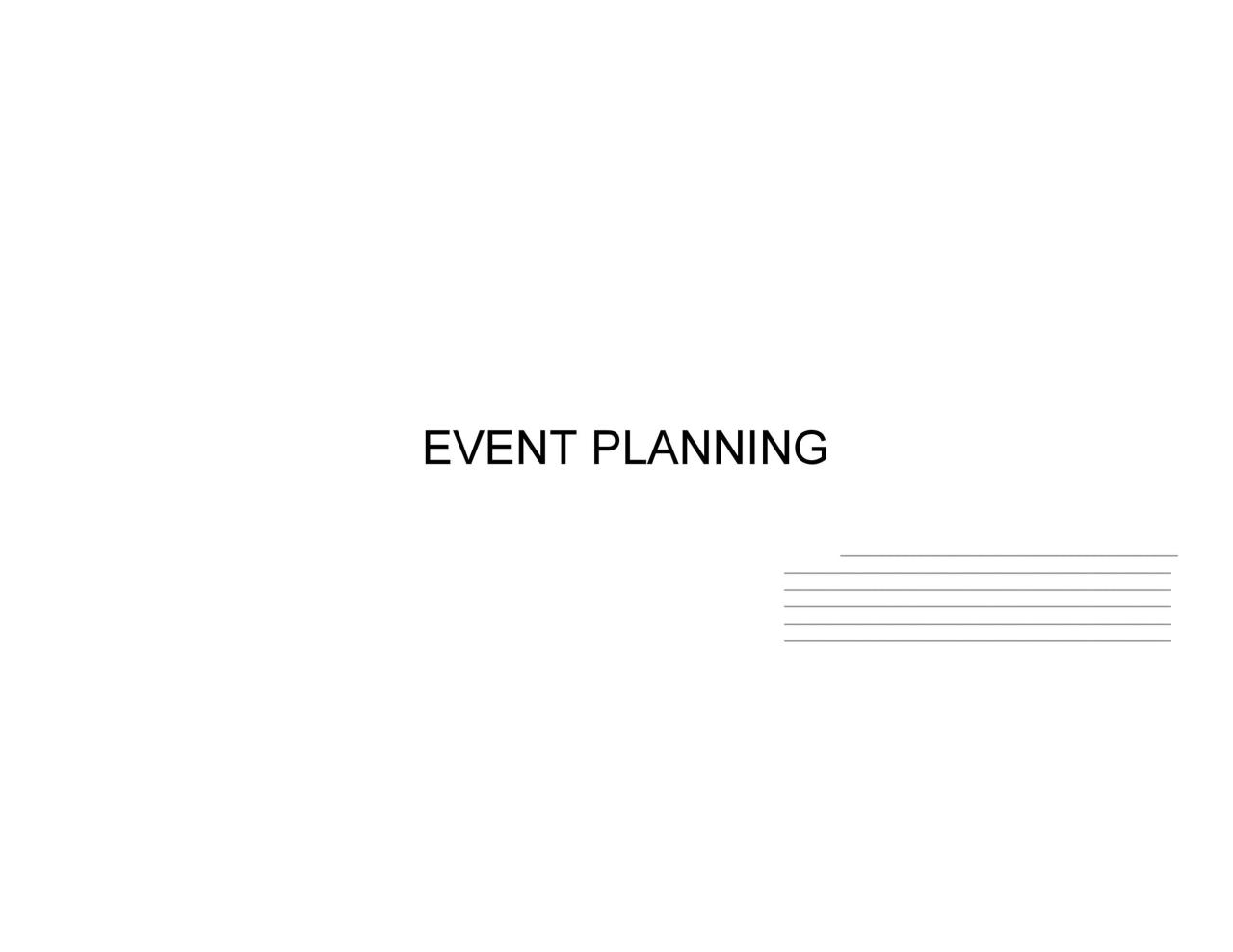 Modèle de planification d'événements gratuit 31