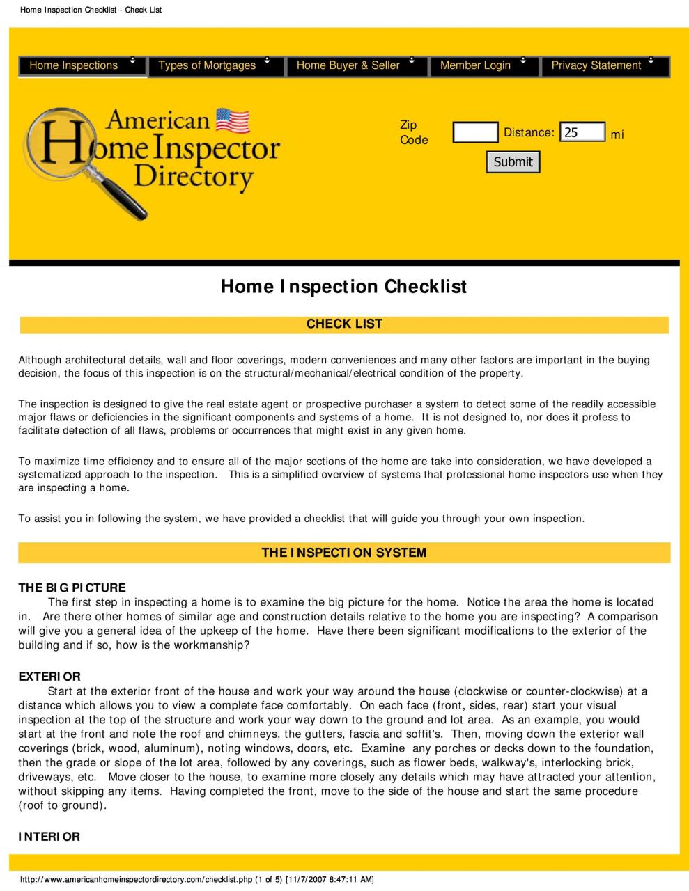 Liste de contrôle gratuite pour l’inspection de la maison 16