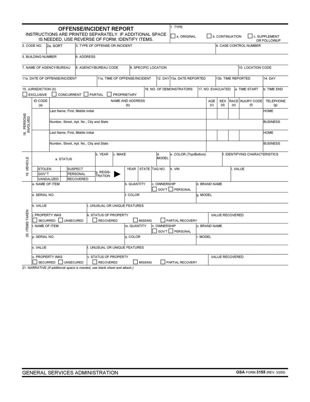 Modèle de rapport d'incident gratuit 26