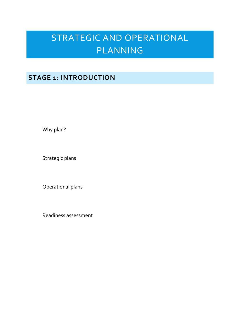Modèle de plan stratégique gratuit 12
