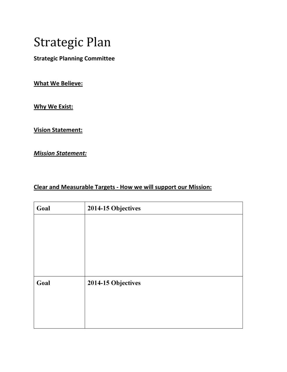 Modèle de plan stratégique gratuit 26