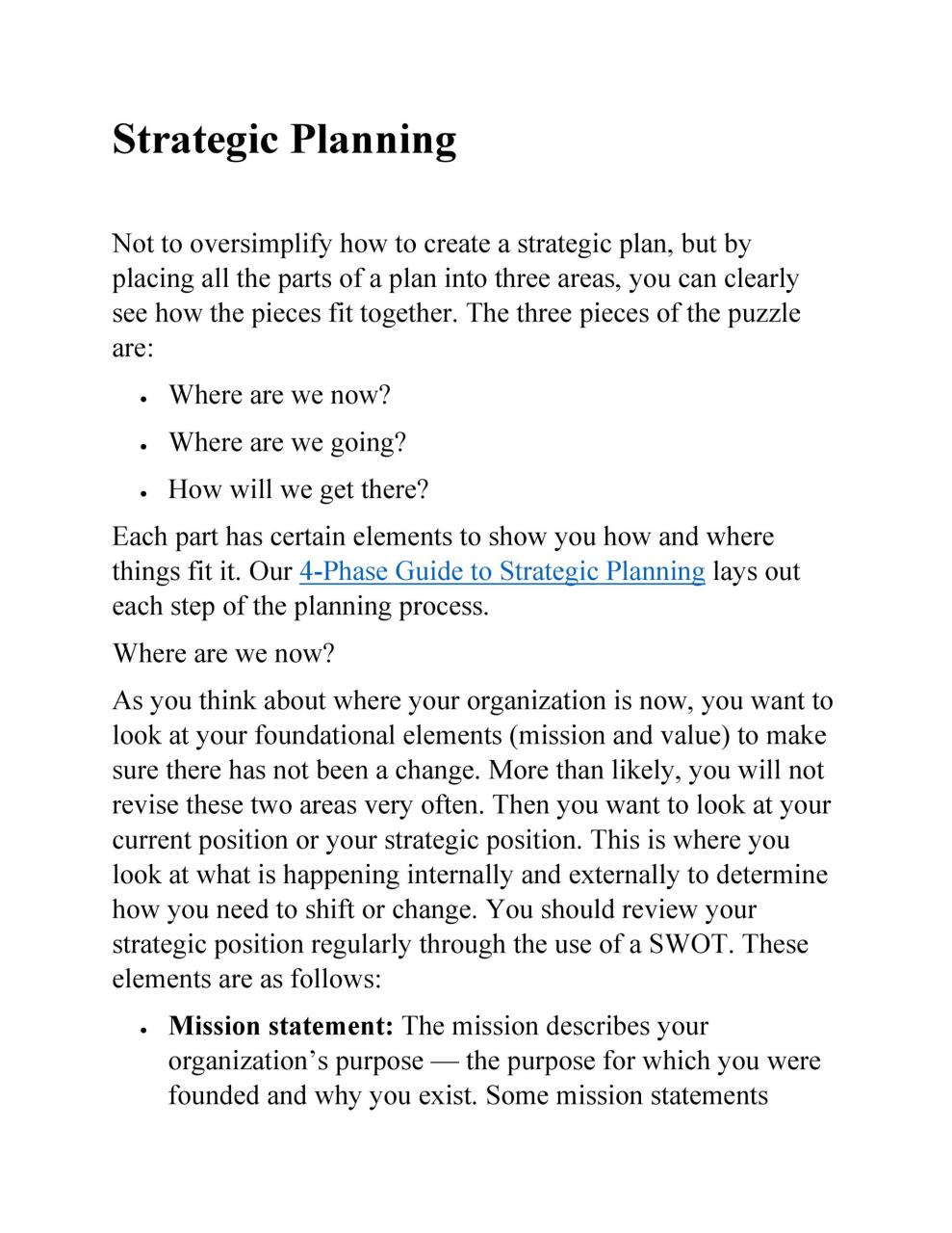 Modèle de plan stratégique gratuit 27
