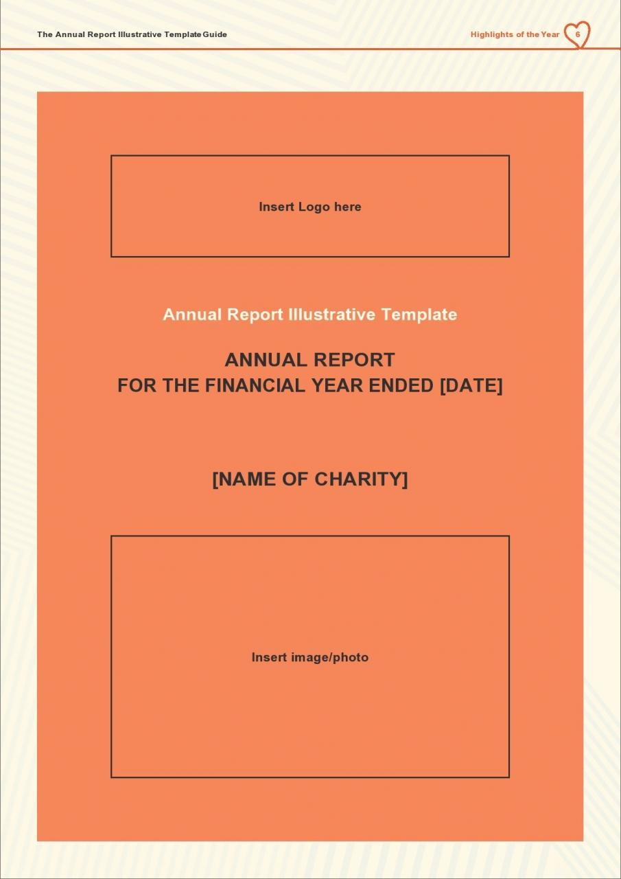 Modèle de rapport annuel gratuit 03