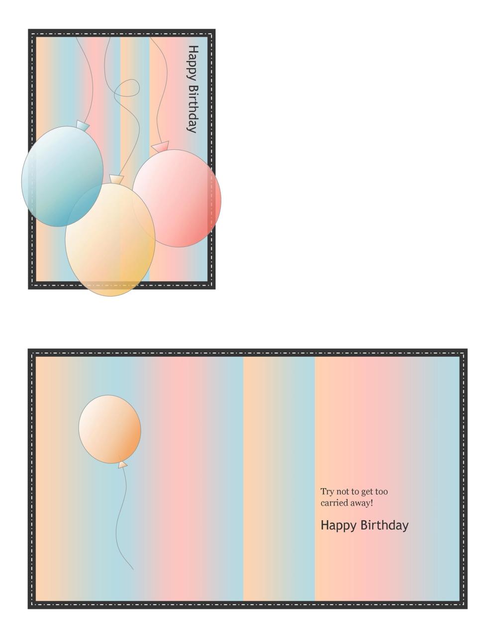 modèle de carte d'anniversaire gratuit pour 15 ans