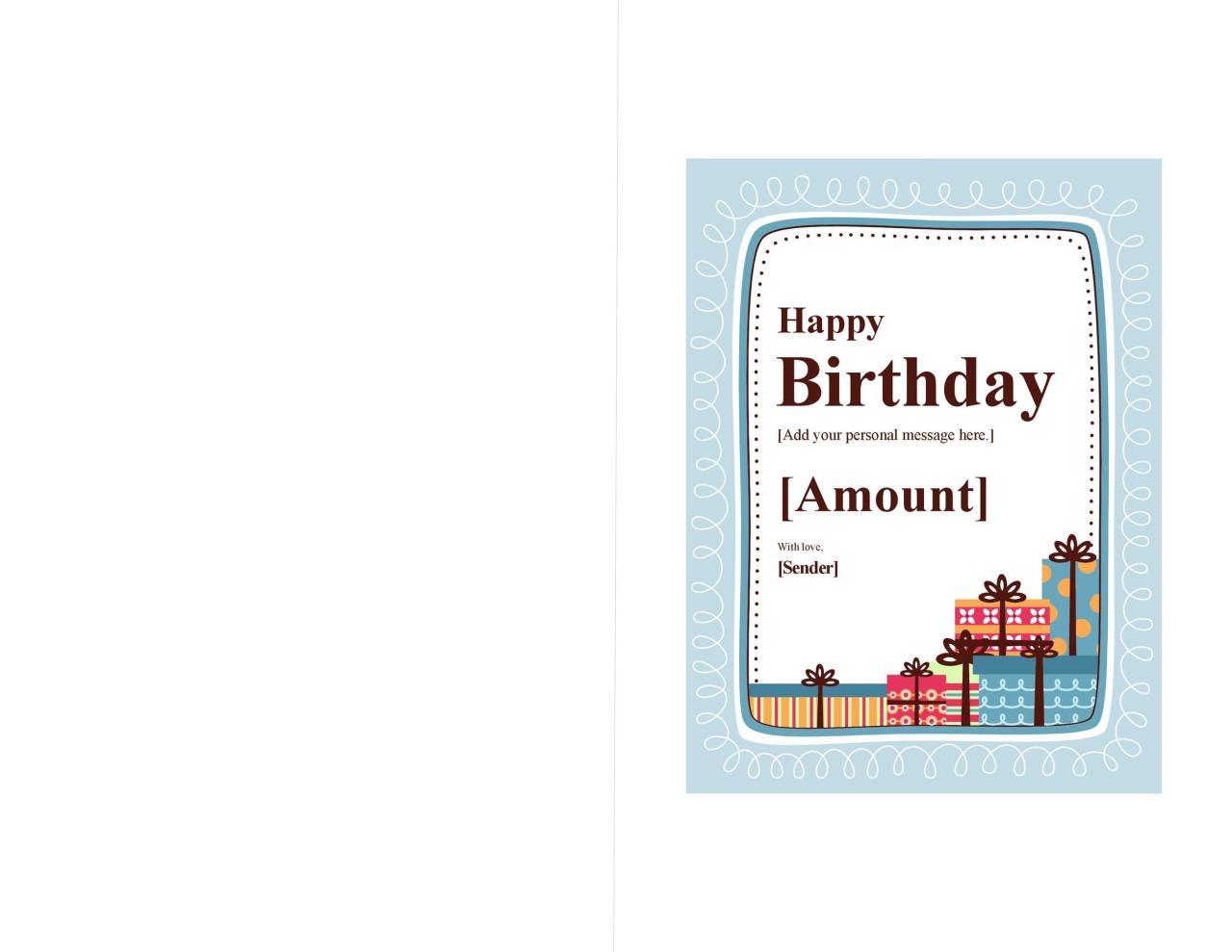 modèle de carte d'anniversaire gratuit pour 18 ans