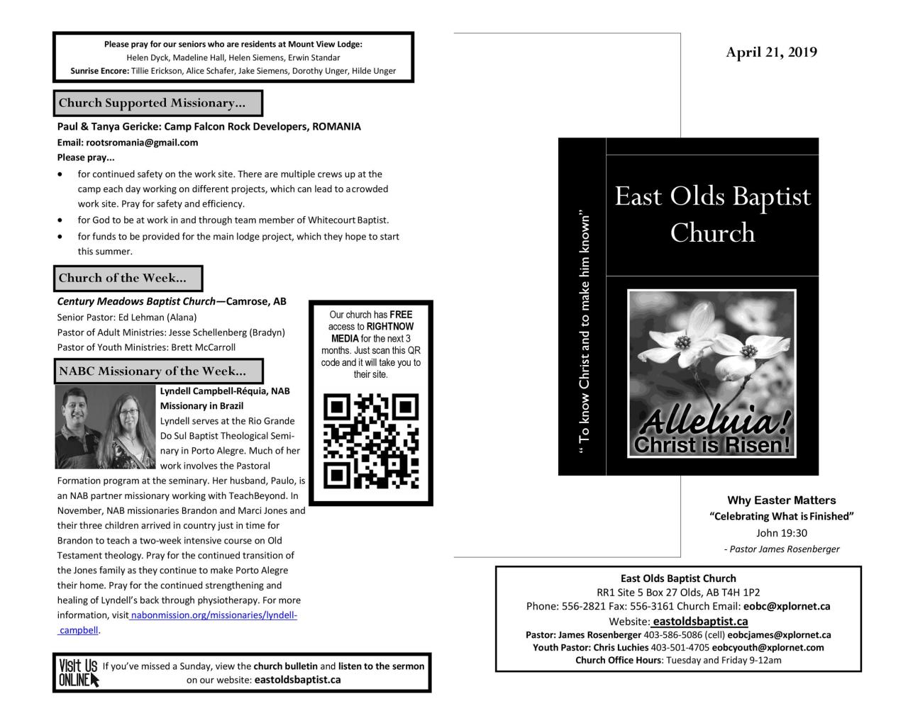 Modèles de newsletter d'église gratuits 38