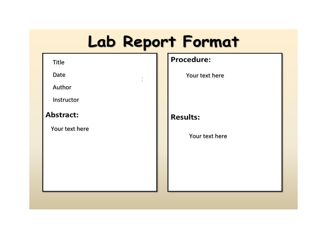 Modèle de rapport de laboratoire gratuit 36