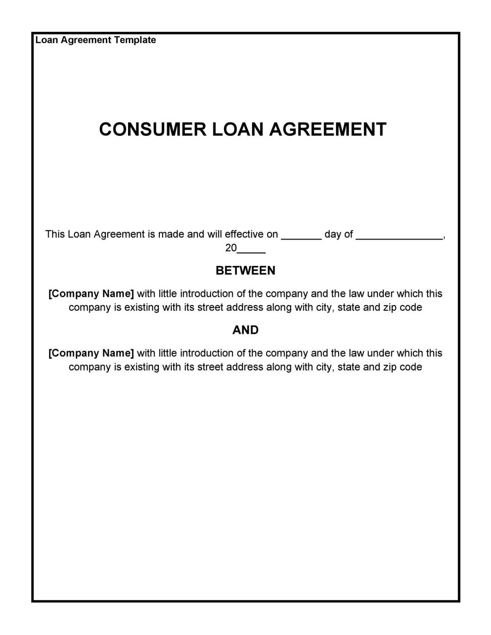 Modèle de contrat de prêt gratuit 08