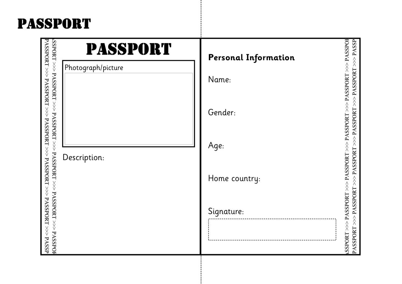 Modèle de photo de passeport gratuit 07