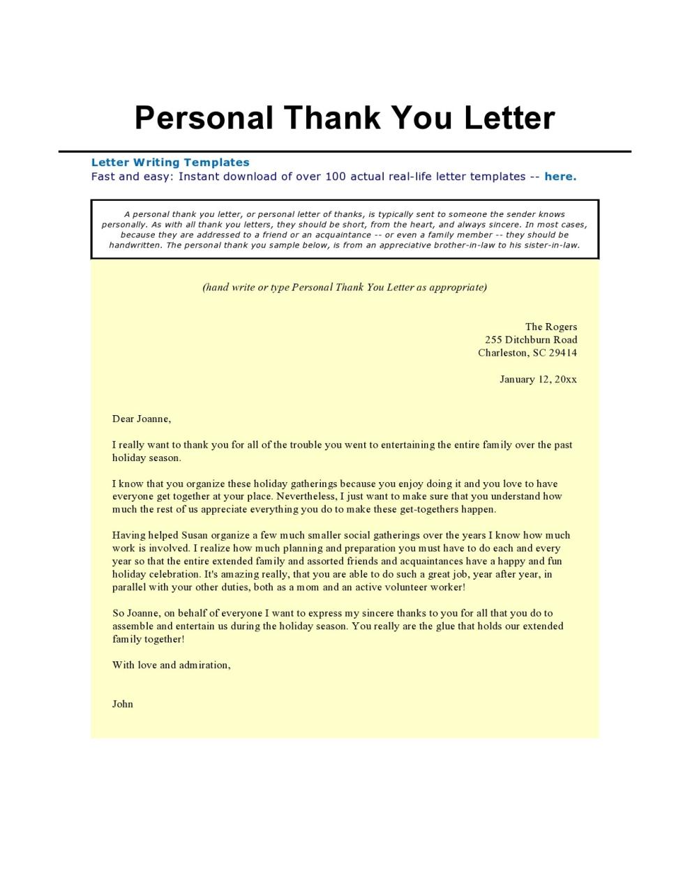 lettre personnelle gratuite format 37