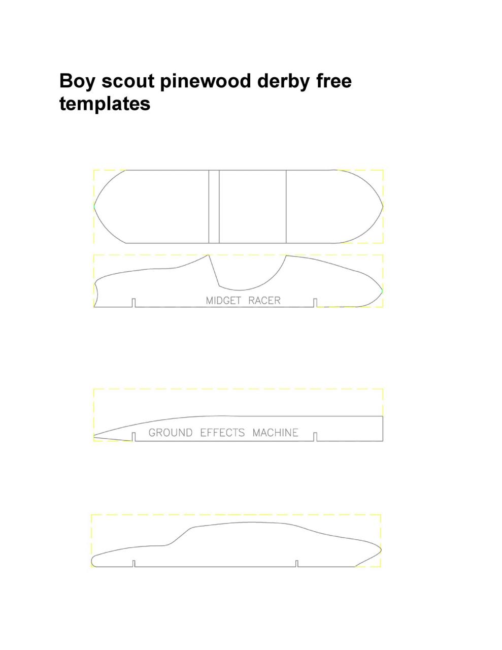 Modèles gratuits de derby en bois de pin 05
