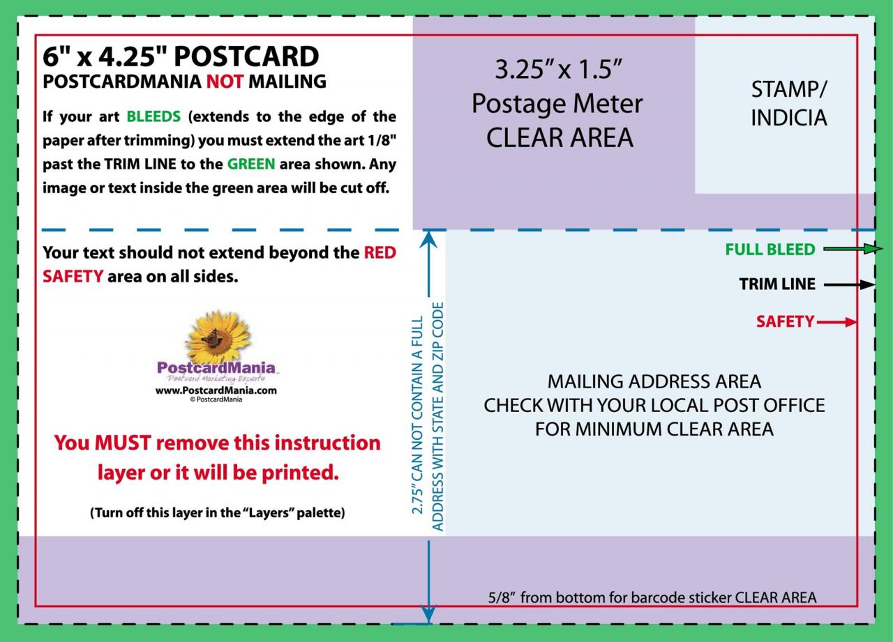 Modèle de carte postale gratuit 03