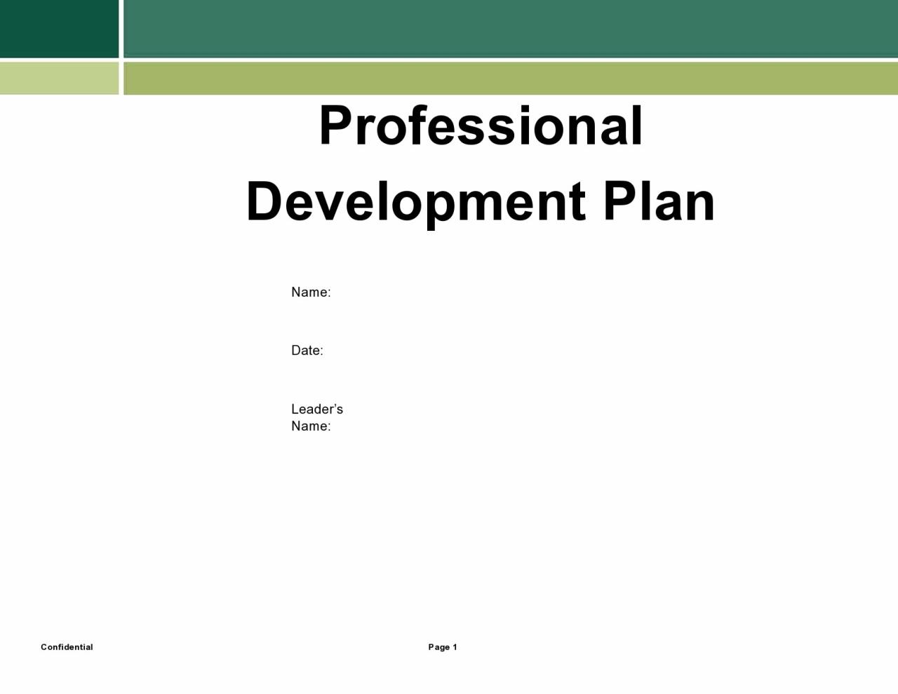 Plan de développement professionnel gratuit 02