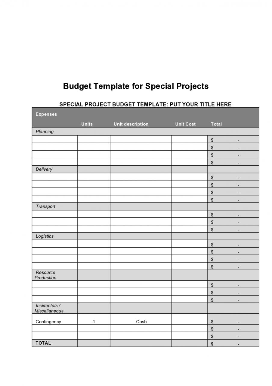 Modèle de budget de projet gratuit 23