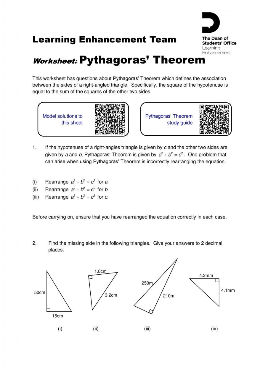 Théorème de Pythagore gratuit 29