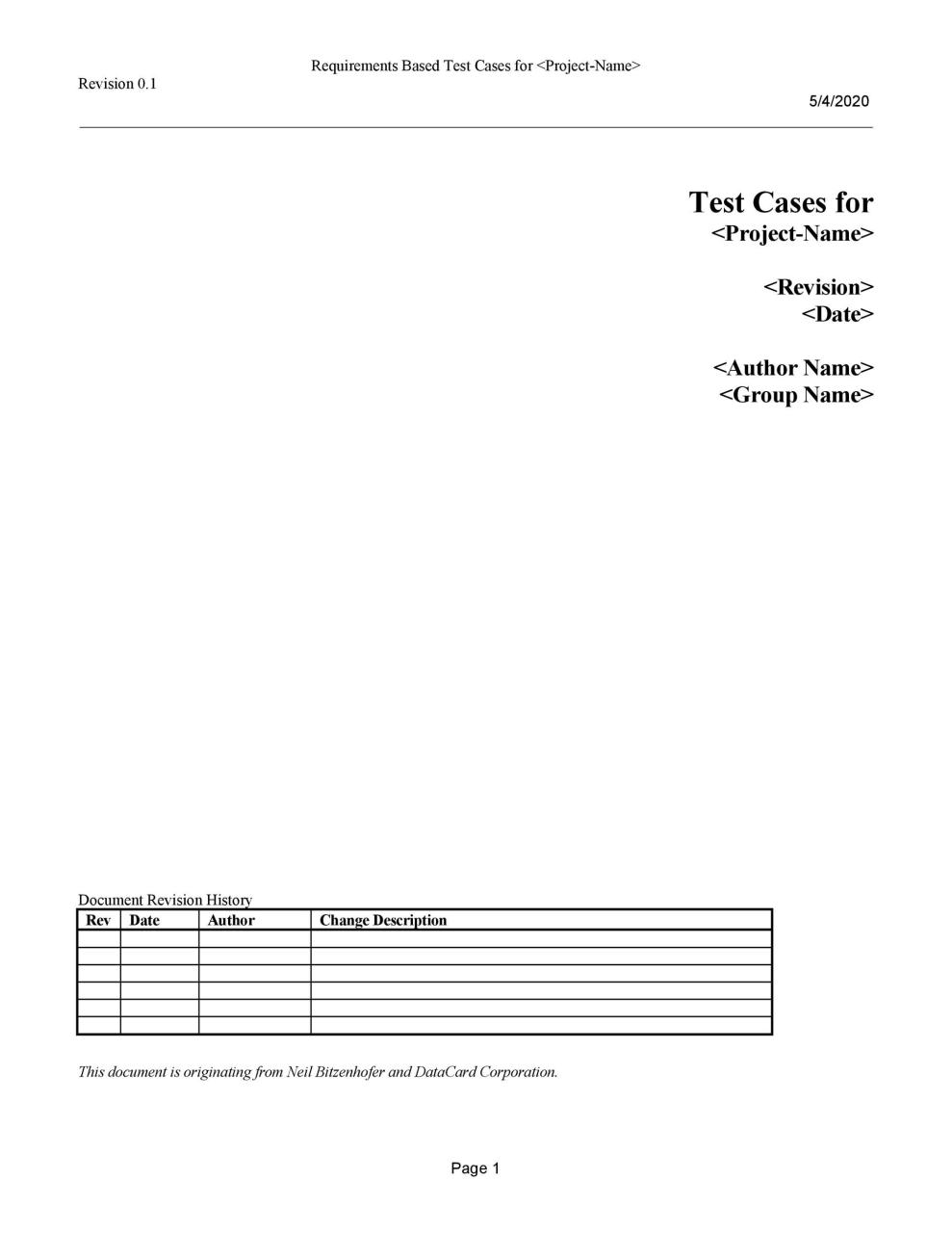 Modèle de cas de test gratuit 17
