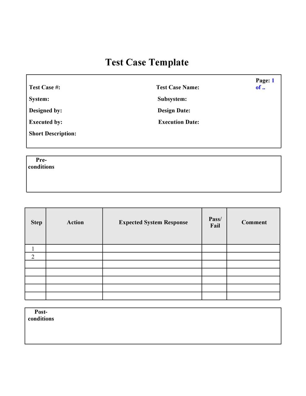 Modèle de cas de test gratuit 40