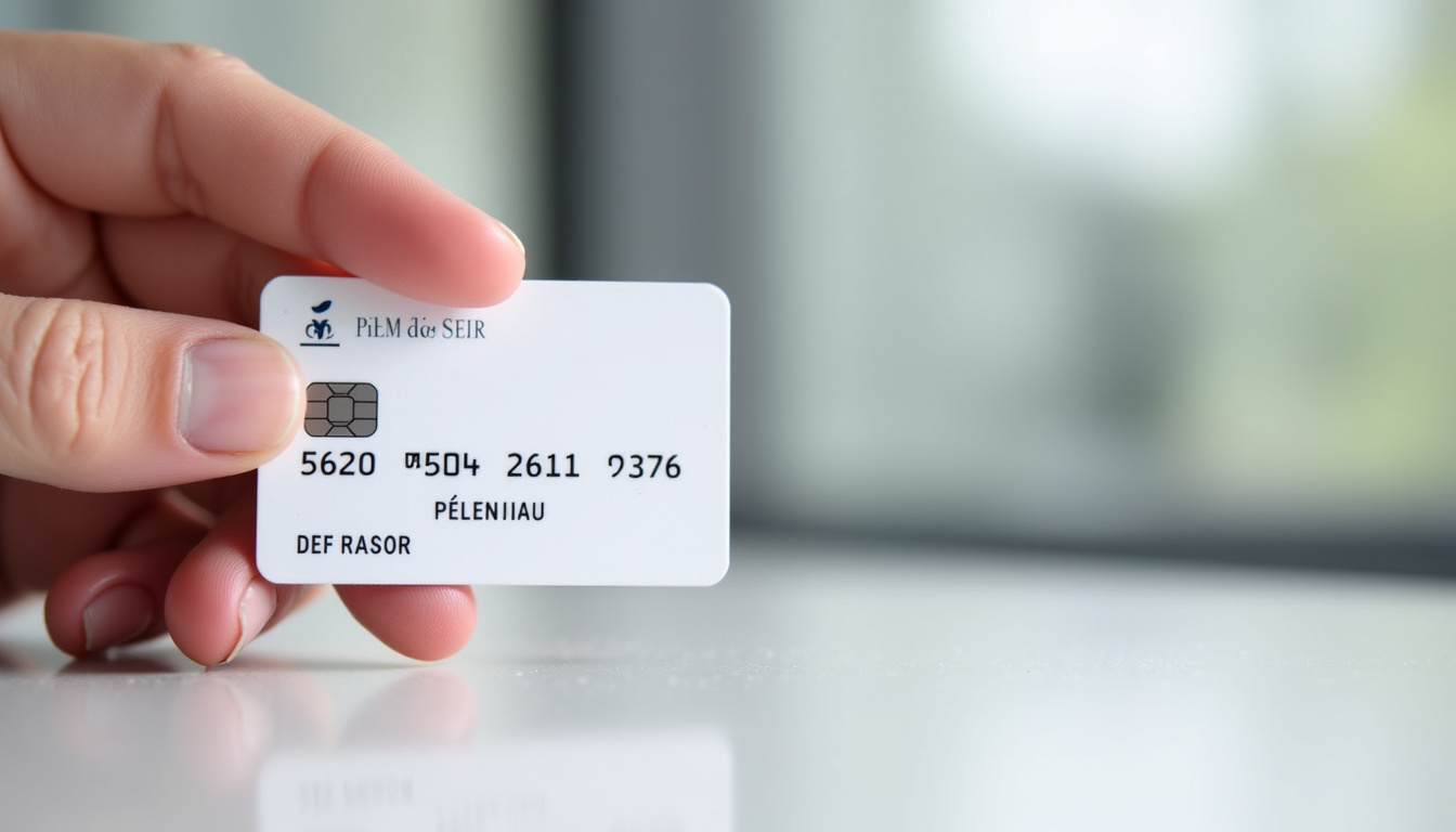 Exemple de carte de membre avec nom, prénom, photo, numéro d