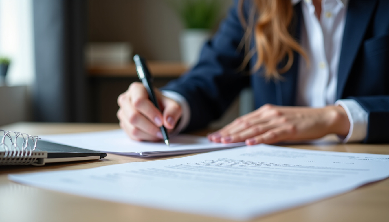 Un candidat assis à son bureau, rédigeant sa déclaration d’intention pour ses études supérieures