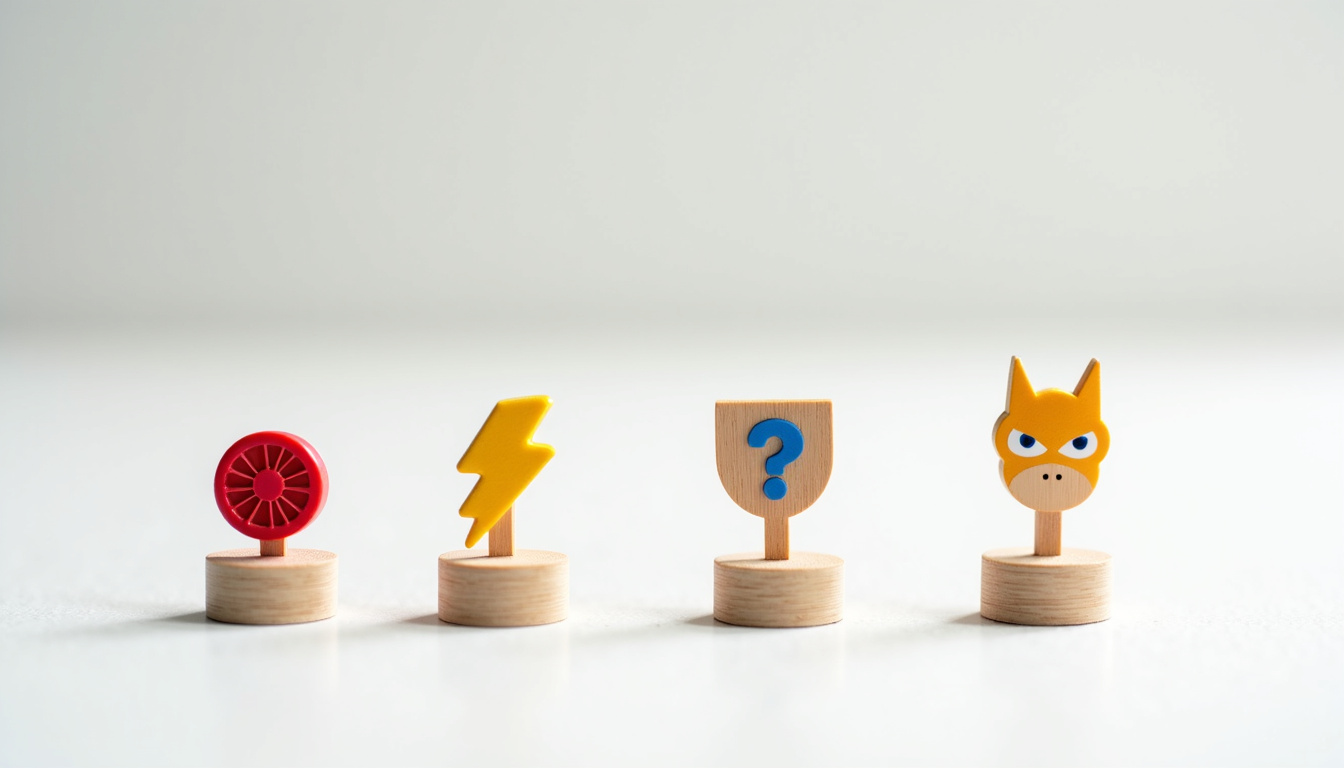 Illustration des catégories d