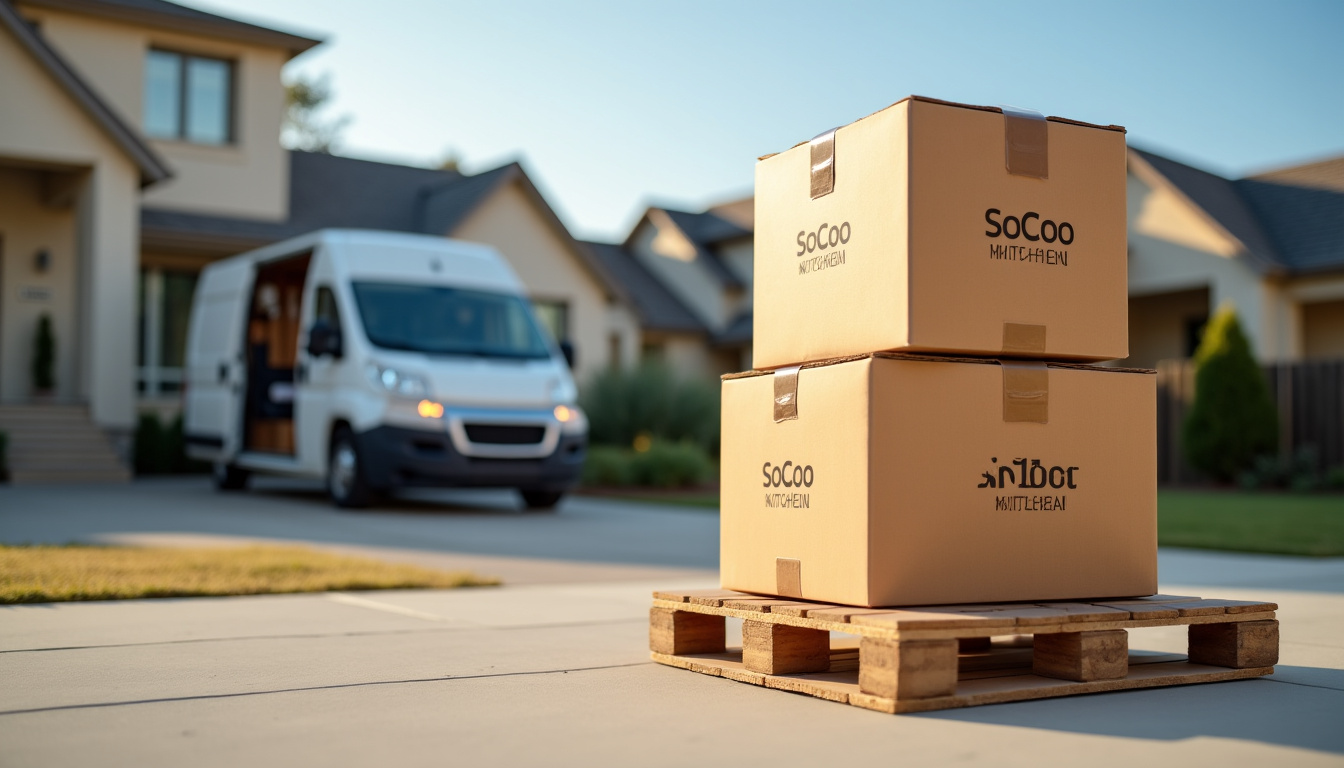 Livraison de cartons de cuisine SoCoo