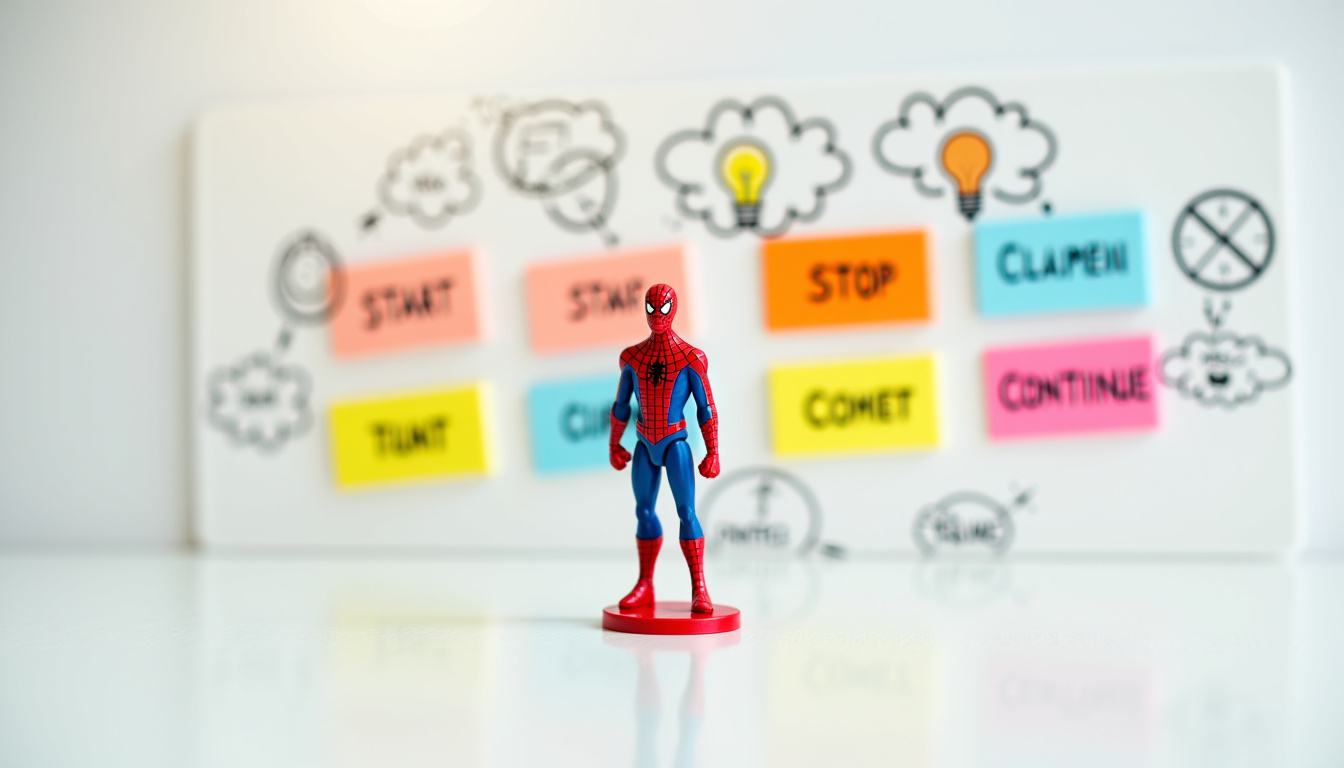 Comment animer une rétrospective Agile Spider-Man en 2026 ?