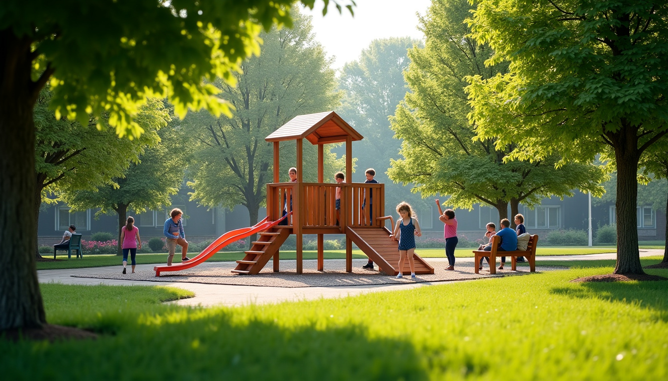 Espaces verts et aire de jeux à Pierrelaye près du Clos Saint-Pierre