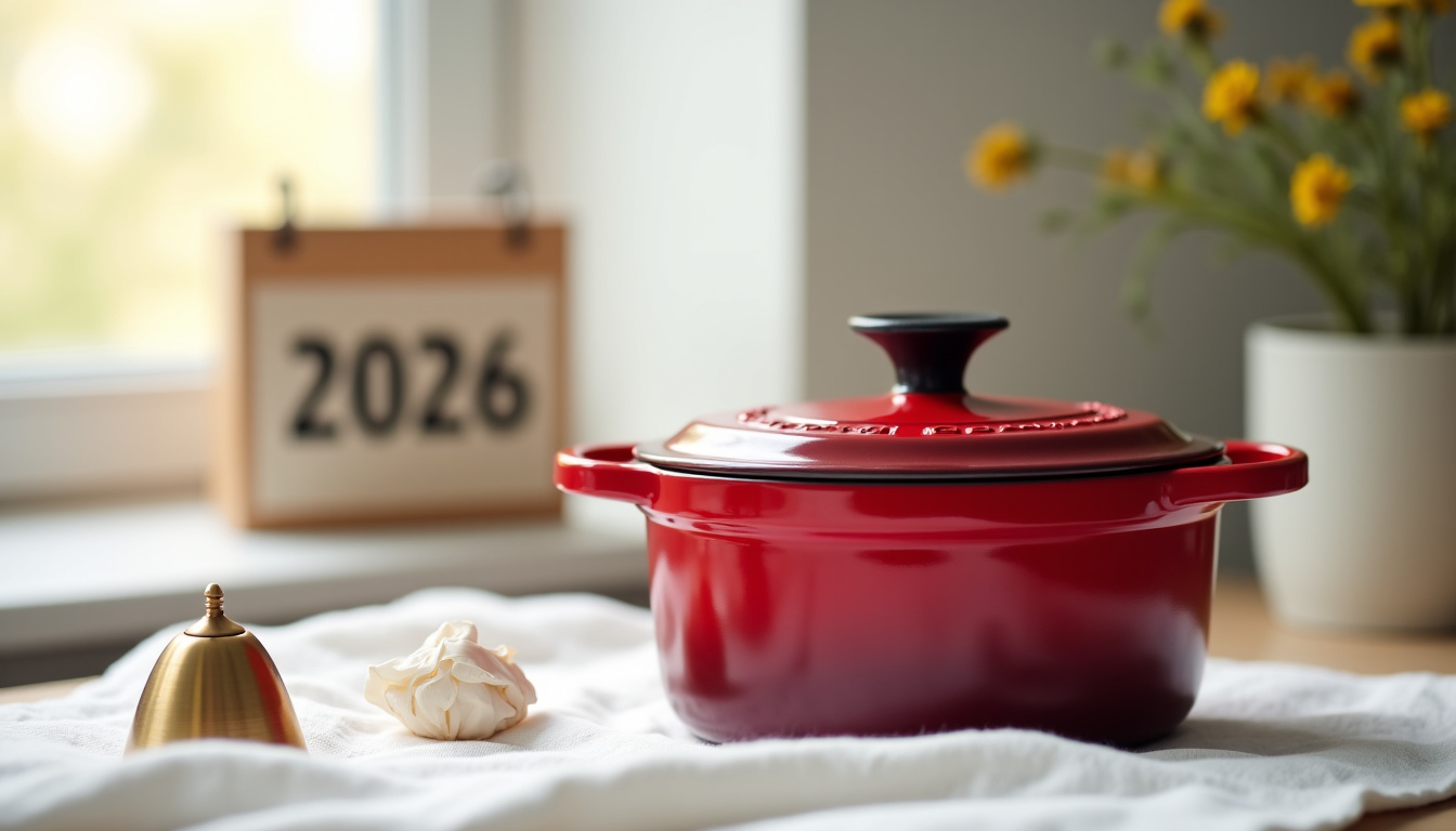 Notification de rupture de stock sur une vente privée Le Creuset