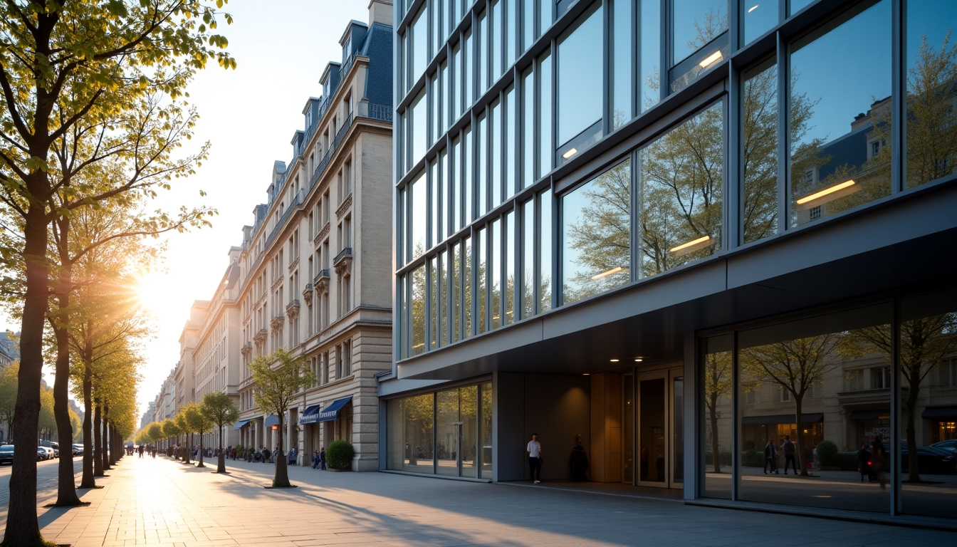 Siège social de la Société Générale situé au 29 boulevard Haussmann à Paris, immeuble moderne avec logo de la banque